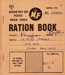 photo of ration book
